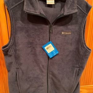 Men’s Columbia Blue Fleece Vest